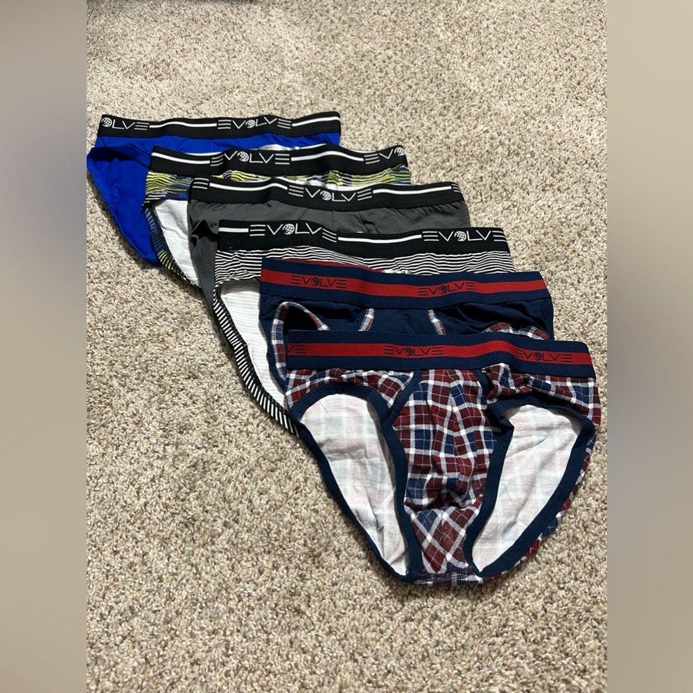 Evolve Mens Briefs Lot (6 pairs)